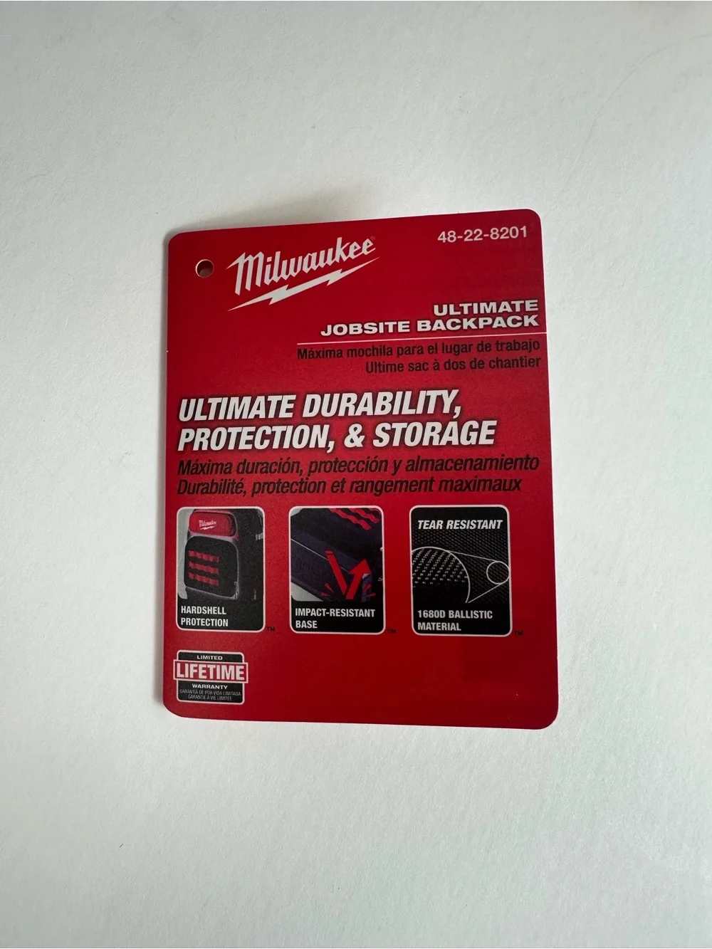 Milwaukee Ultimate Jobsite Backpack 15 in. Like New